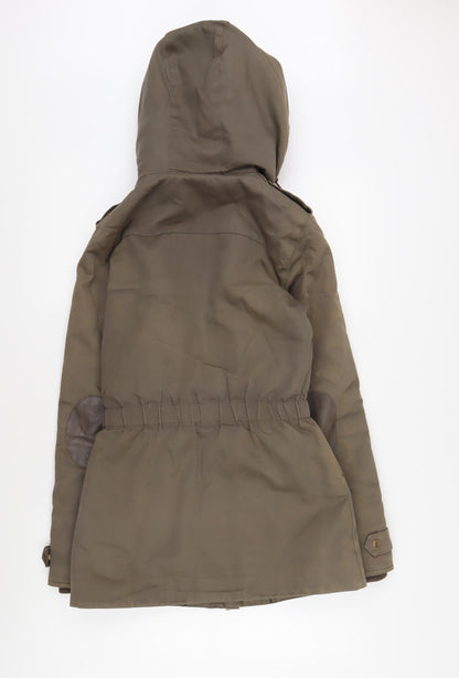 modström Women Brown Parka Jacket XS