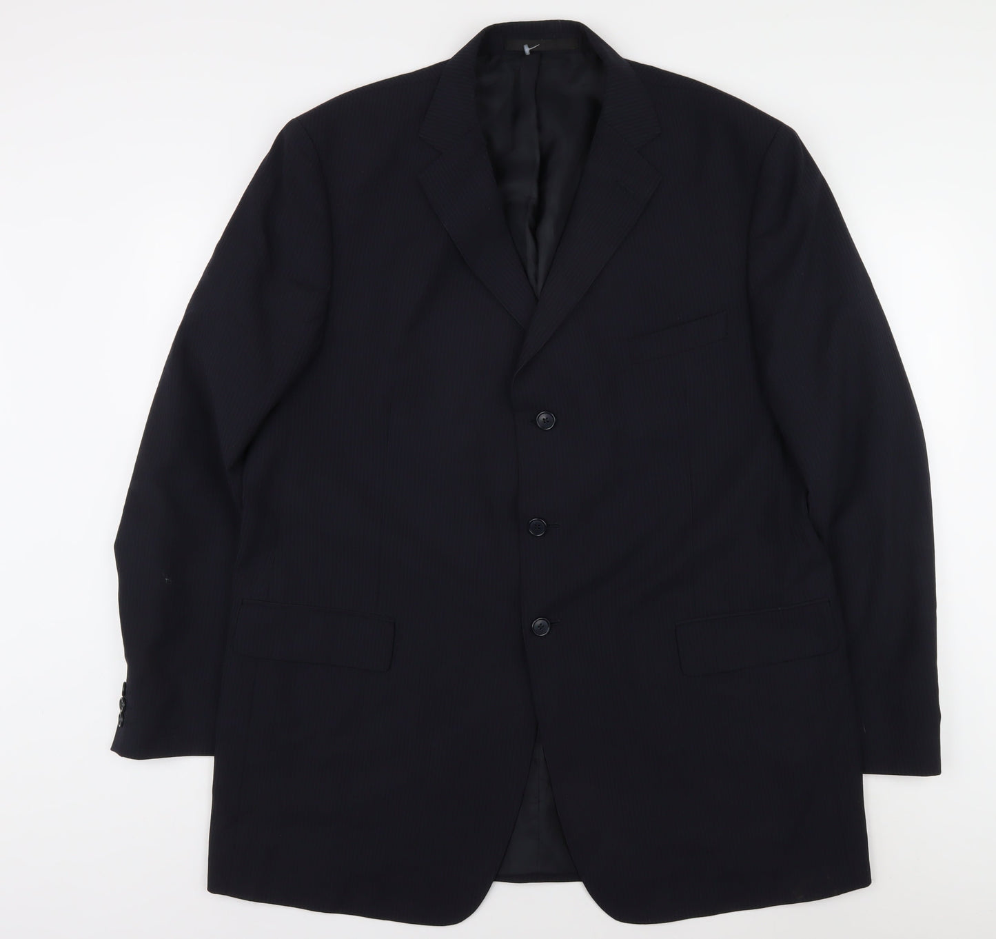 Mens UK Size 46 Marks and Spencer Regular Blue Suit Jacket