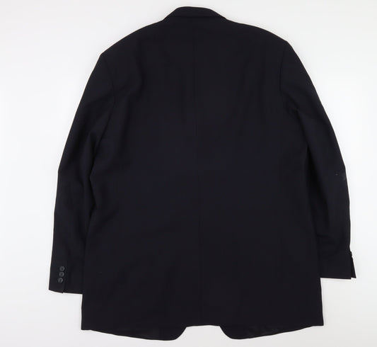 Mens UK Size 46 Marks and Spencer Regular Blue Suit Jacket