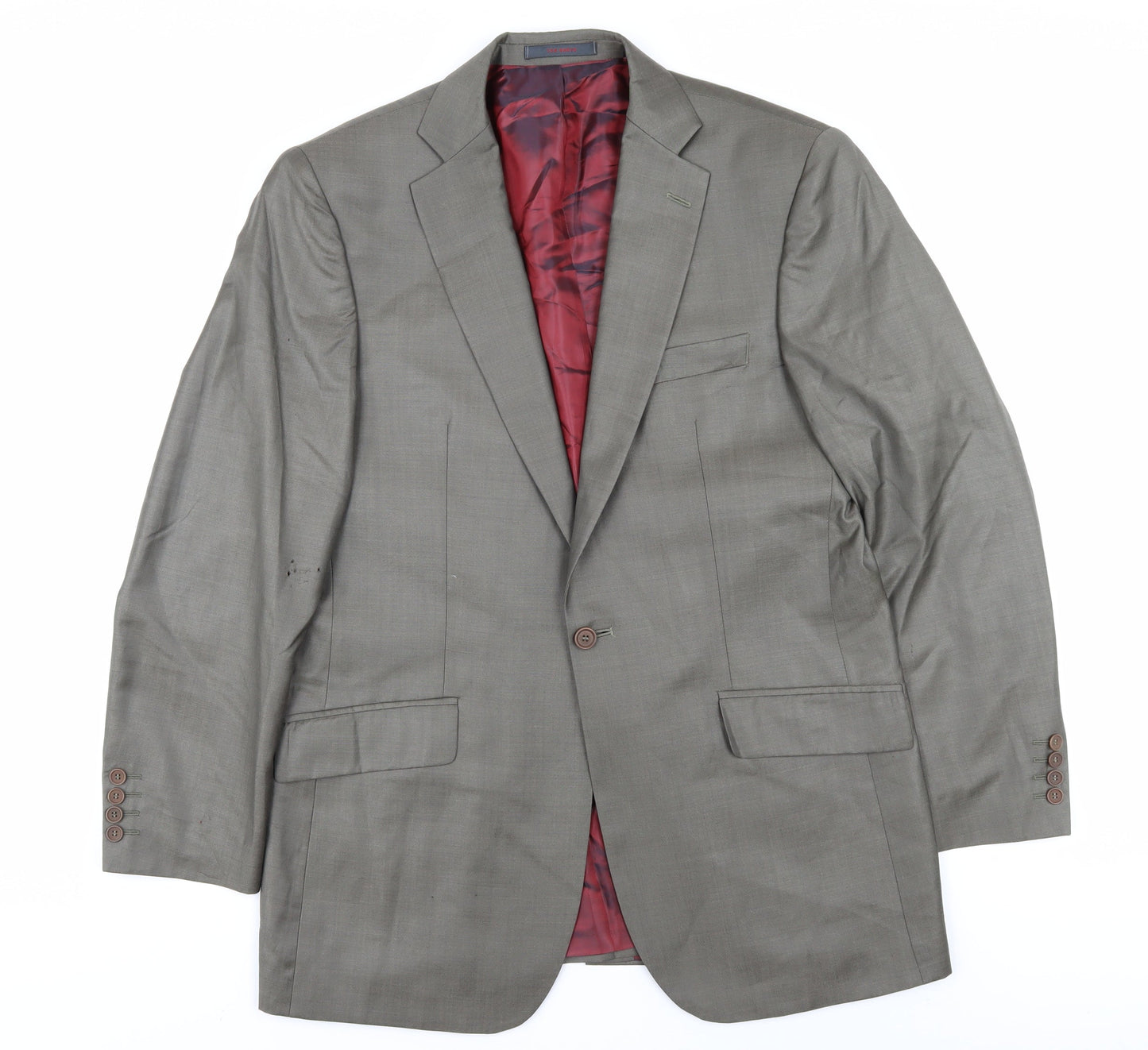 Mens UK Size 40 Ted Baker Regular Grey Suit Jacket