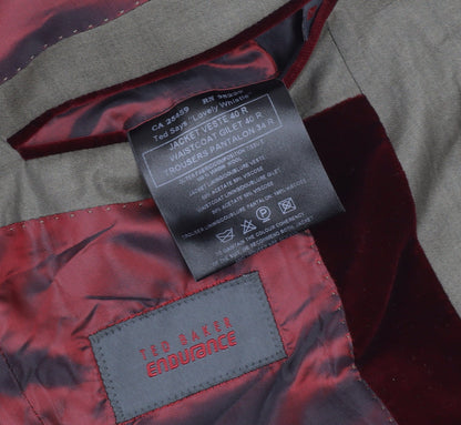 Mens UK Size 40 Ted Baker Regular Grey Suit Jacket