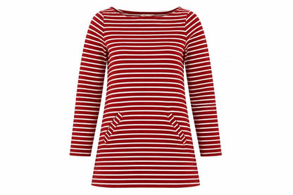 Womens UK Size XS Hollister Red Tunic Jumper