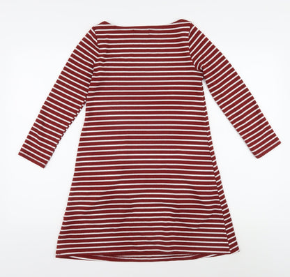 Womens UK Size XS Hollister Red Tunic Jumper