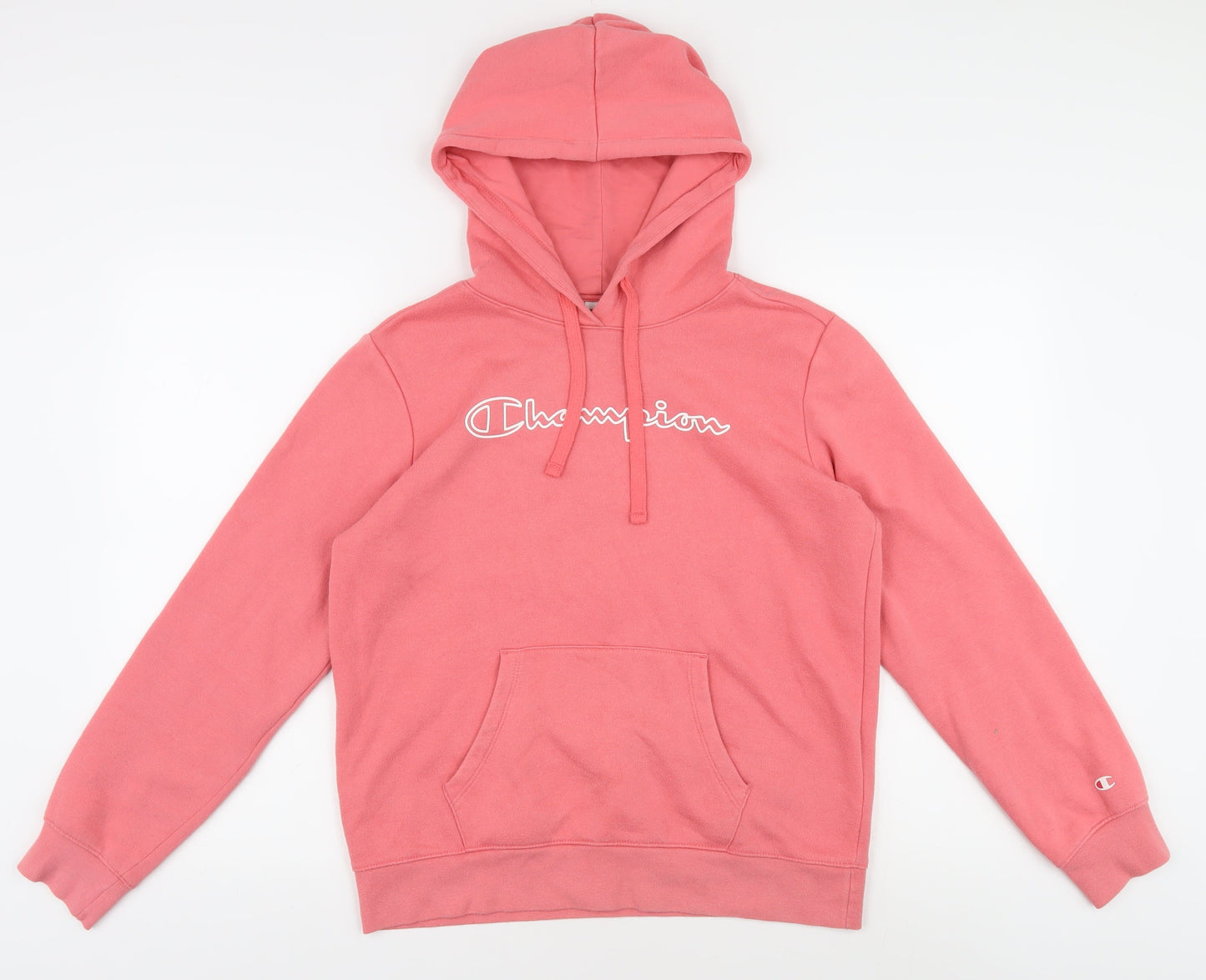 Unisex Adults UK Size M Champion Pink Pullover Hoodie