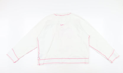 Womens UK Size 3 Onfire White Basic T-Shirt