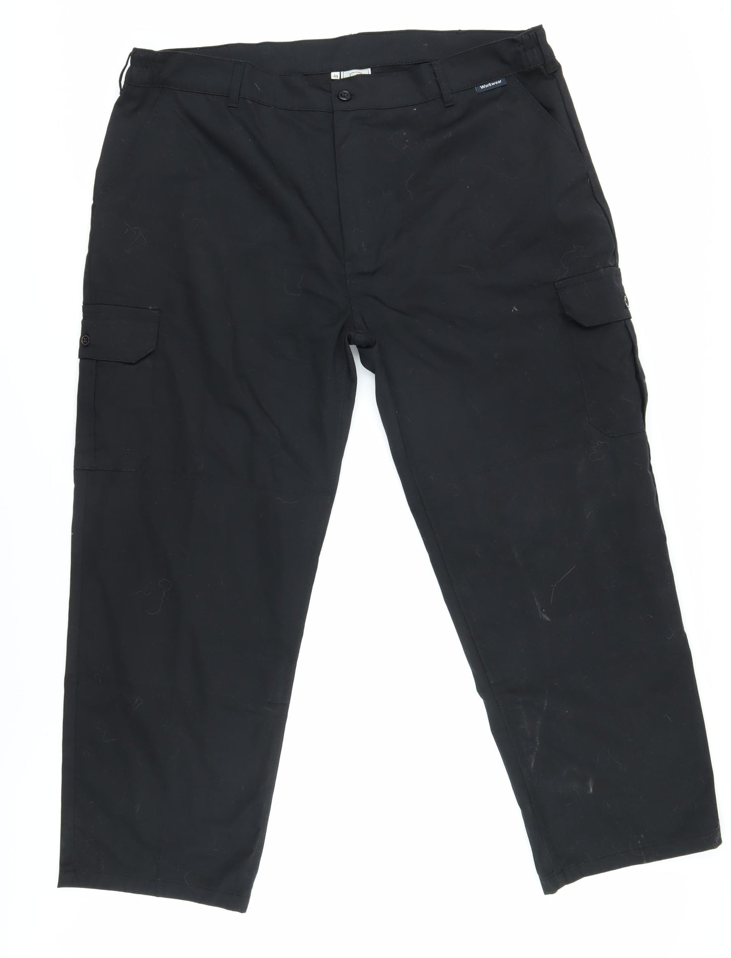 Black Knight Men's Black Khakis Trousers - Size 16