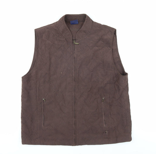 Mens UK Size XL Tulchan Brown Quilted Coat