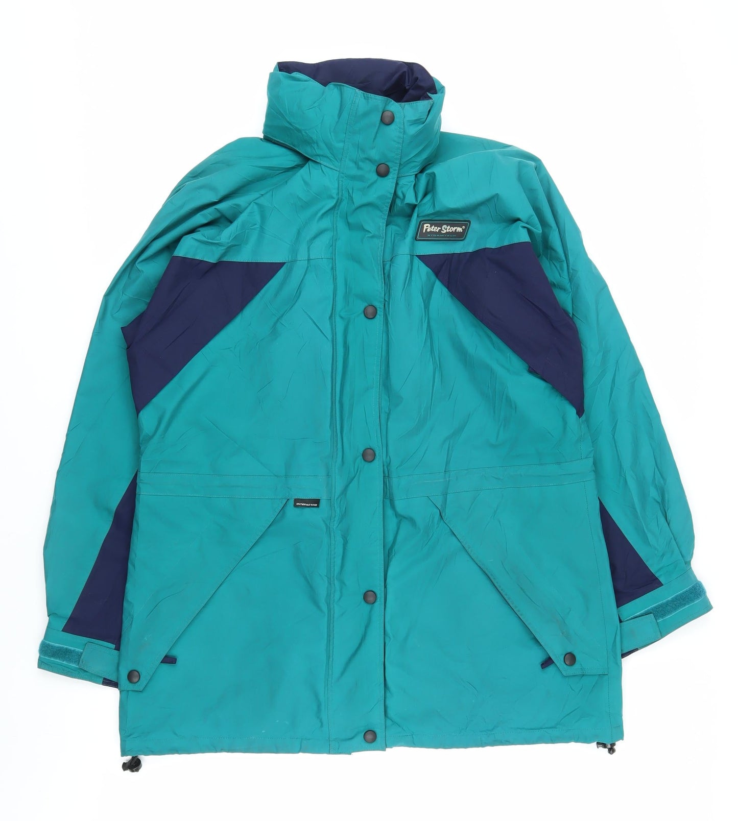 Mens UK Size M Peter Storm Green Anorak Coat