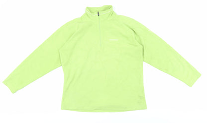 Craghoppers Women's Green Fleece Henley Sweater, Size 12