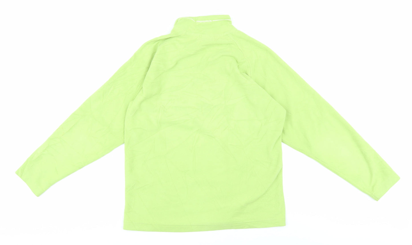 Craghoppers Women's Green Fleece Henley Sweater, Size 12