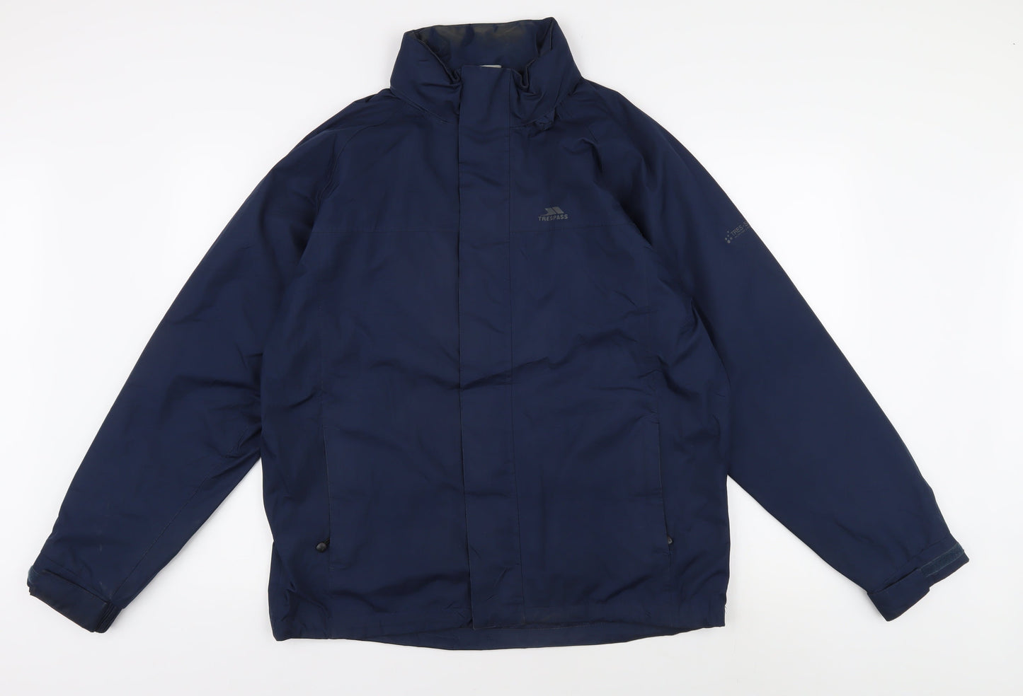 Mens UK Size M Trespass Blue Rain Coat
