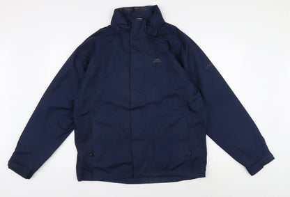 Mens UK Size M Trespass Blue Rain Coat