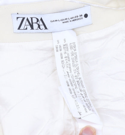 Womens UK Size M Zara Ivory Vest Jumper