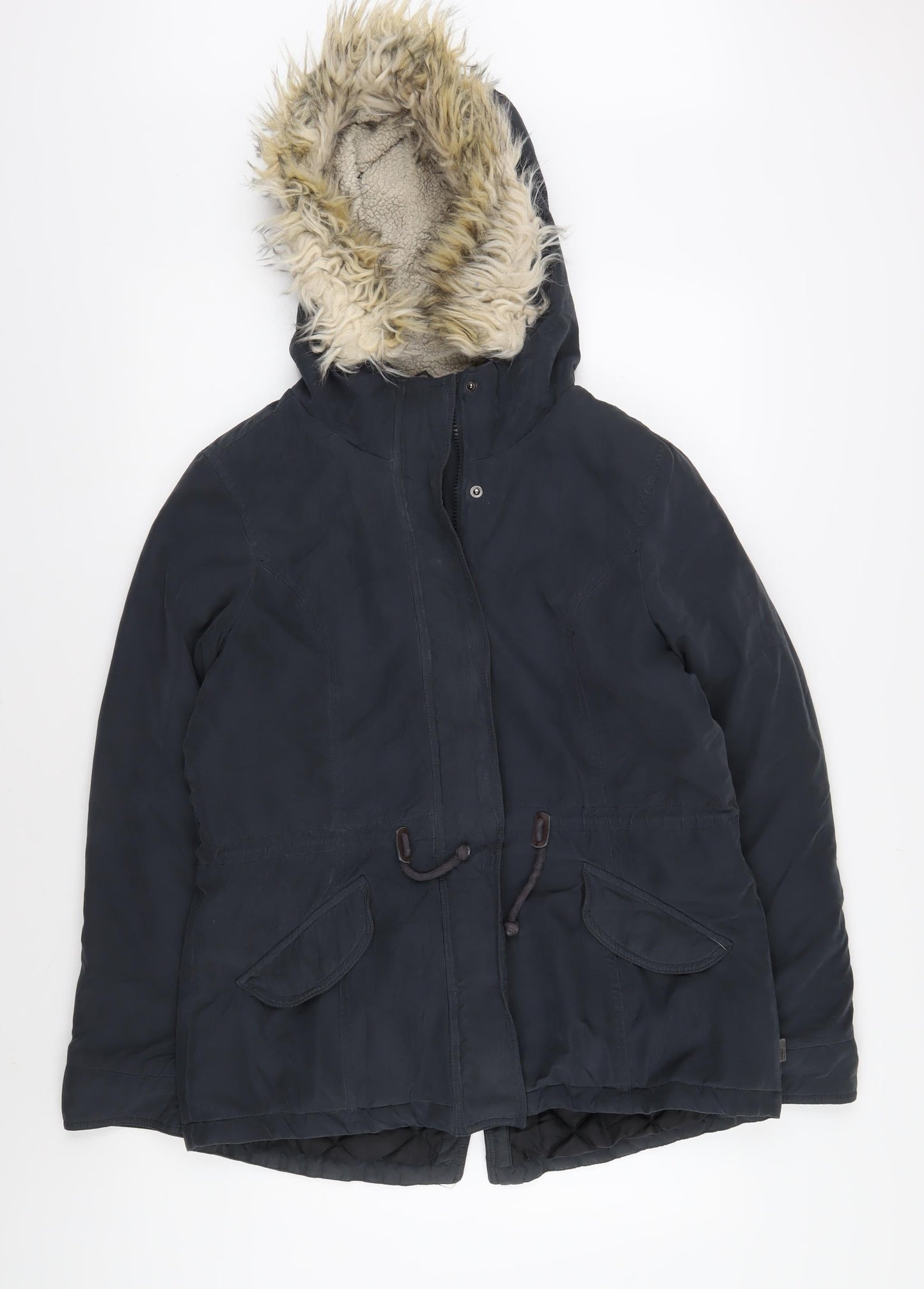 Unisex Adults UK Size L Only Black Parka Coat