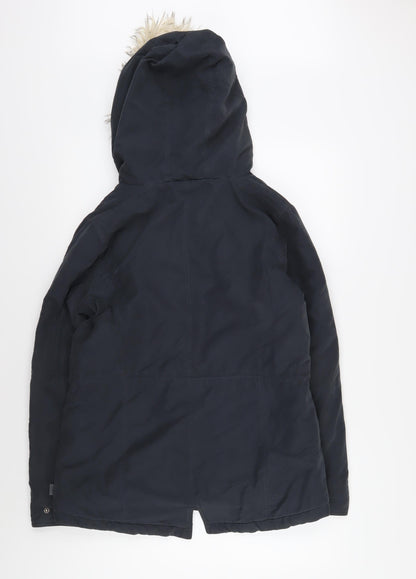 Unisex Adults UK Size L Only Black Parka Coat