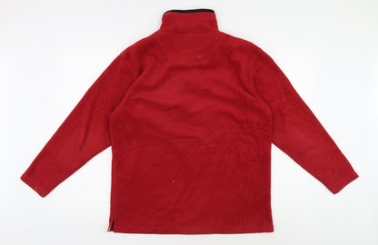 Style Unlimited Unisex Red Fleece Pullover Sweatshirt L
