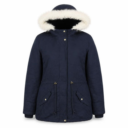Oasis Women's Blue Parka Coat, Size S, Winter Insulated