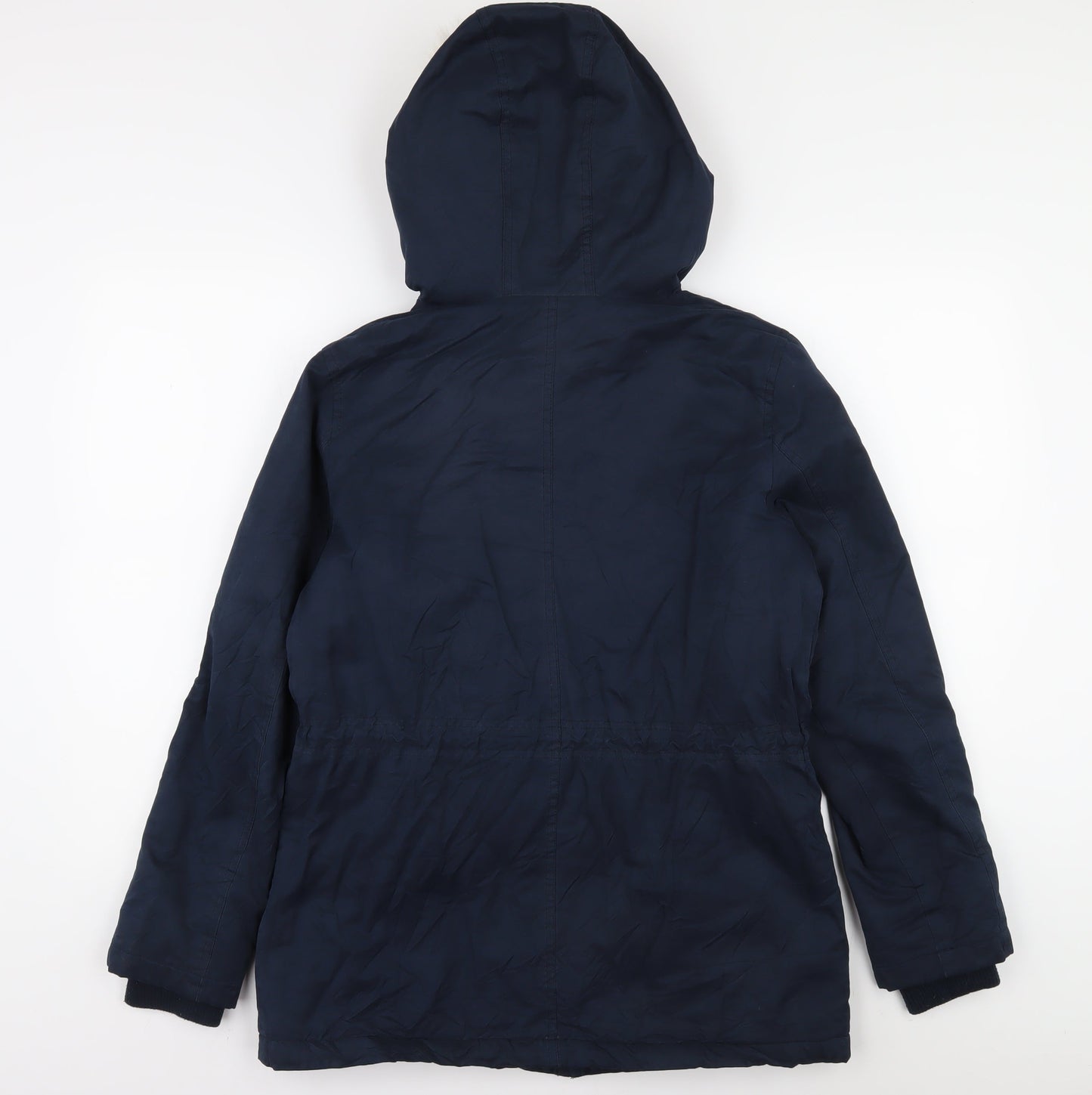 Oasis Women's Blue Parka Coat, Size S, Winter Insulated