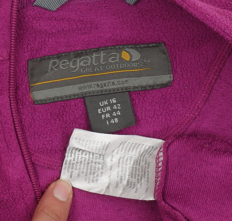 Regatta Women's Purple Pullover Sweatshirt, Size 16