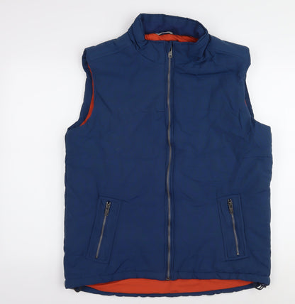 Mens UK Size L Morley Blue Puffer Jacket