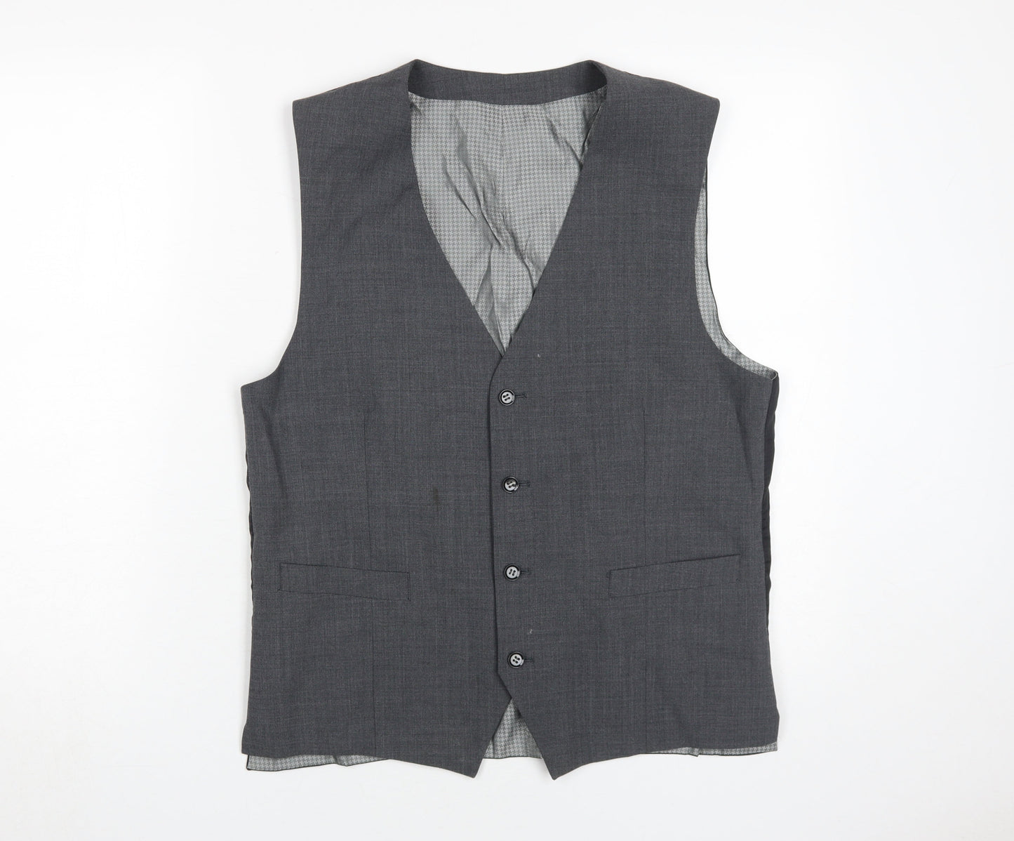 Mens UK Size 40 Skopes Regular Grey Suit Waistcoat