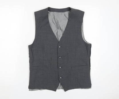Mens UK Size 40 Skopes Regular Grey Suit Waistcoat