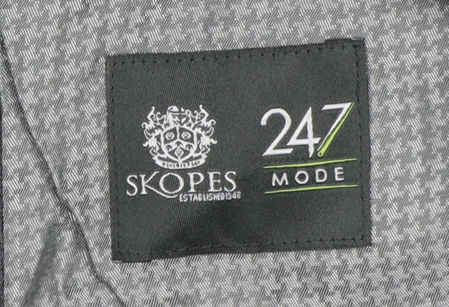 Mens UK Size 40 Skopes Regular Grey Suit Waistcoat