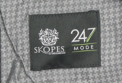 Mens UK Size 40 Skopes Regular Grey Suit Waistcoat