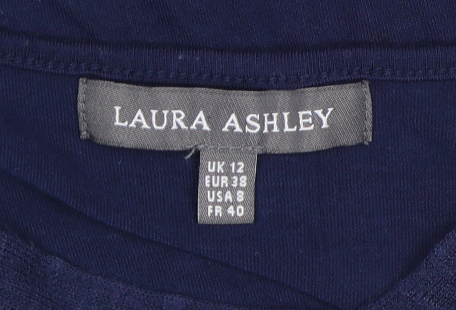 Womens UK Size 12 Laura Ashley Blue  Tank