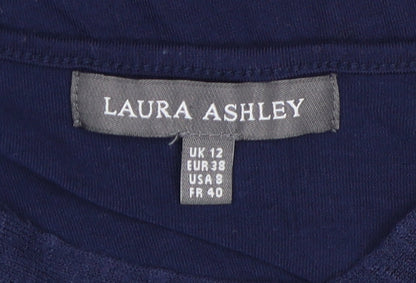 Womens UK Size 12 Laura Ashley Blue  Tank