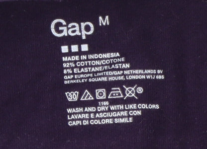 Gap Women's Purple M Henley 1/4 Zip Sweatshirt Casual