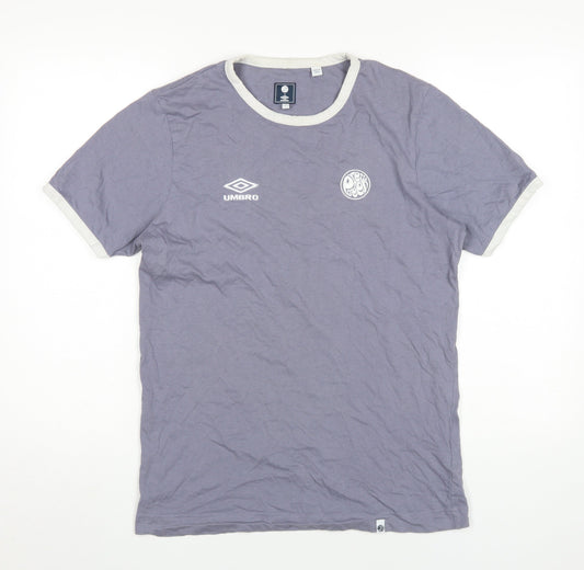 Umbro Men's Grey Crew Neck T-Shirt, Size S