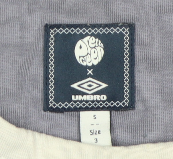 Umbro Men's Grey Crew Neck T-Shirt, Size S