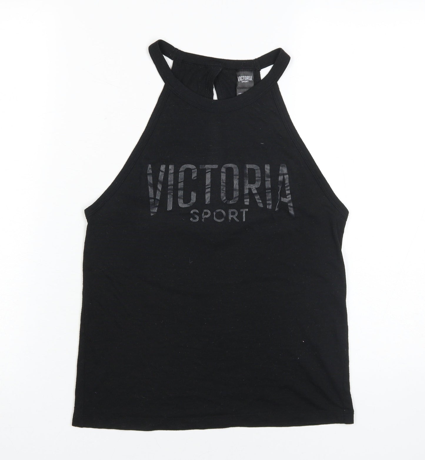 Victoria Sport Women's Black XS Halter Tank Top