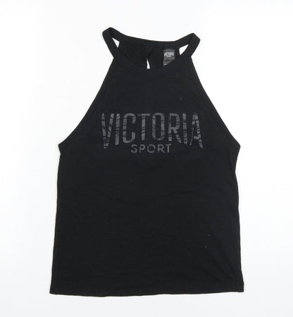 Victoria Sport Women's Black XS Halter Tank Top