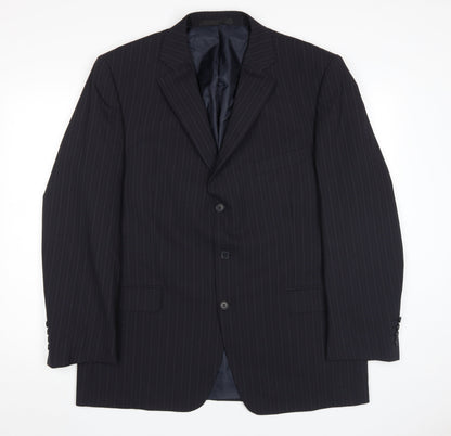 Mens UK Size 44 Marks and Spencer Regular Navy Suit Jacket