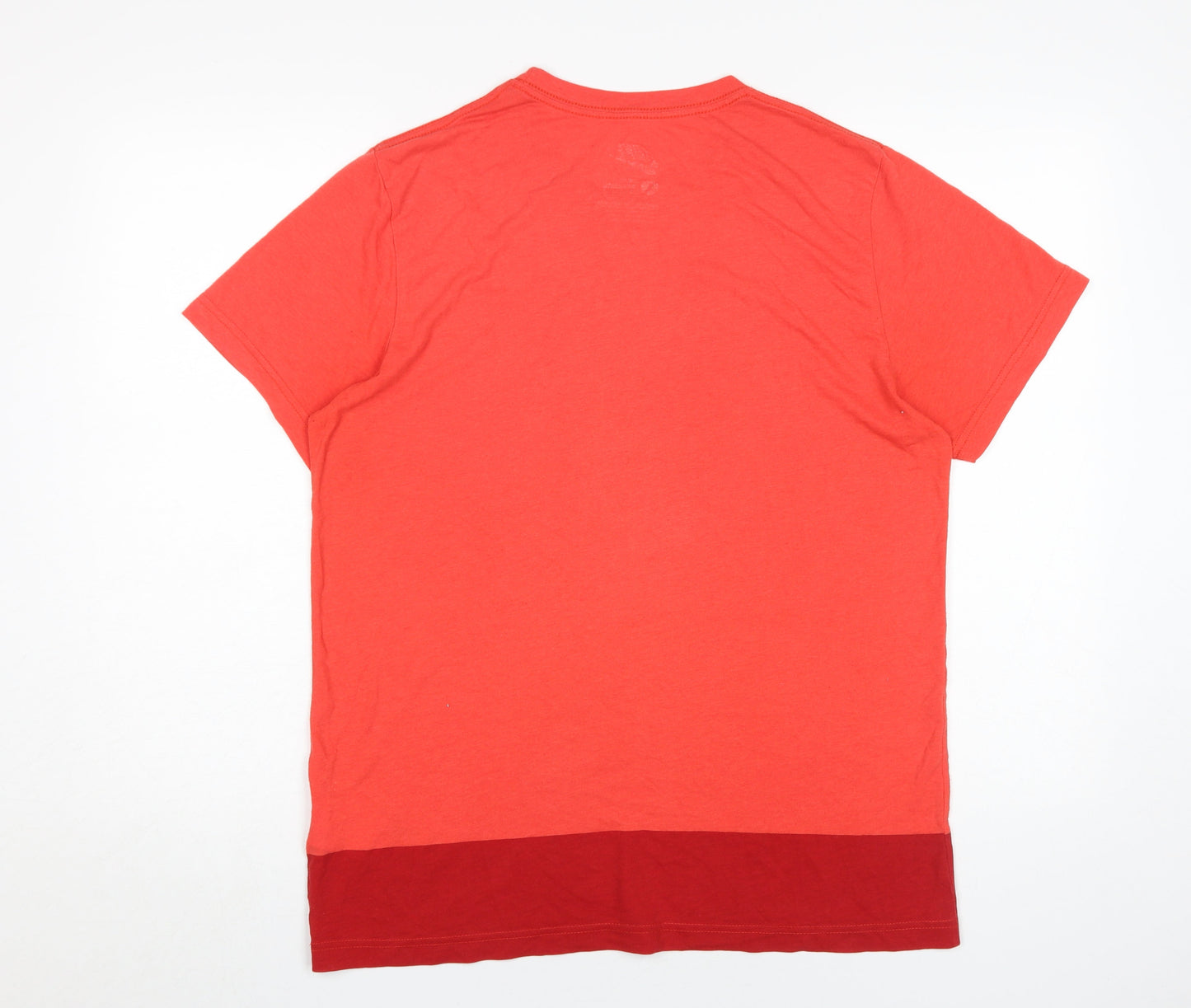 Nike Men's Red Graphic Print Slim Fit T-Shirt