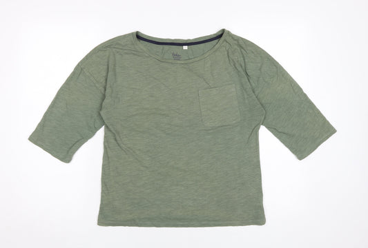 Boden Women's Green T-Shirt, Size S, Basic Style