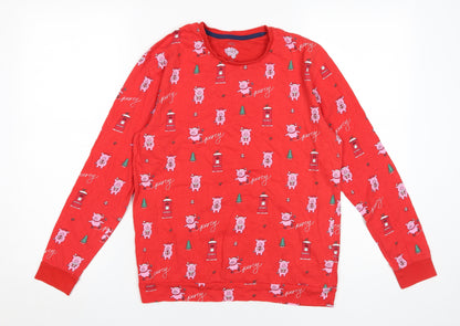 Marks and Spencer Girls Red Percy Pig Pyjama Top 13-14 Years