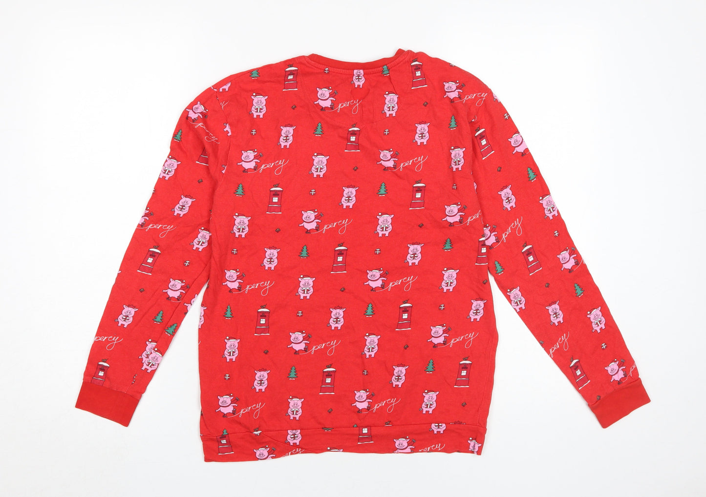 Marks and Spencer Girls Red Percy Pig Pyjama Top 13-14 Years
