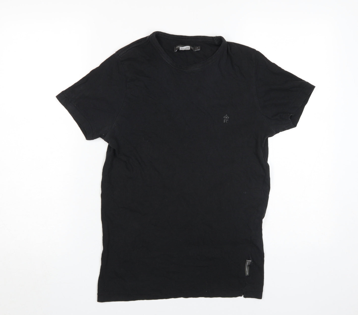 Mens UK Size S French Connection Black  T-Shirt