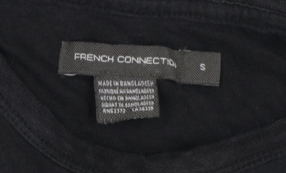 Mens UK Size S French Connection Black  T-Shirt
