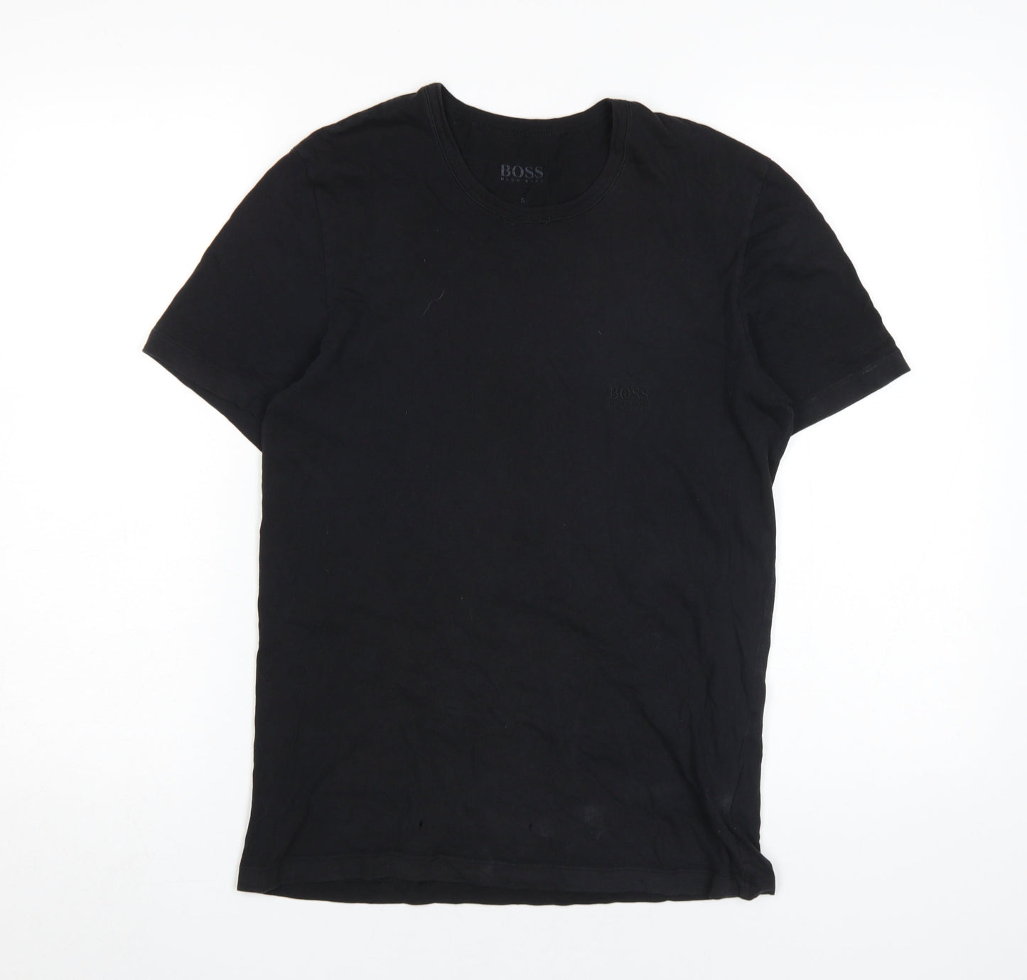Mens UK Size S HUGO BOSS Black  T-Shirt
