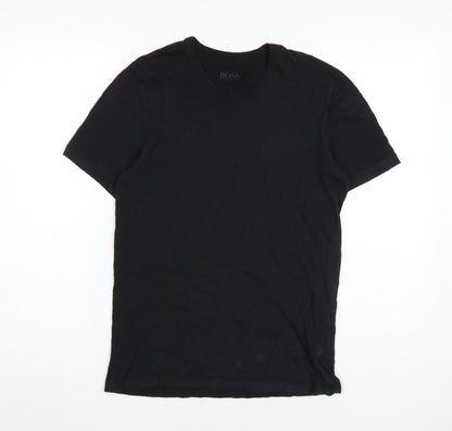 Mens UK Size S HUGO BOSS Black  T-Shirt