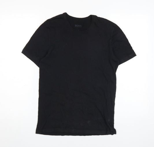 Mens UK Size S HUGO BOSS Black  T-Shirt
