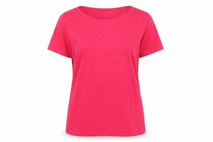 Womens UK Size 18 Bonmarché Red Basic T-Shirt