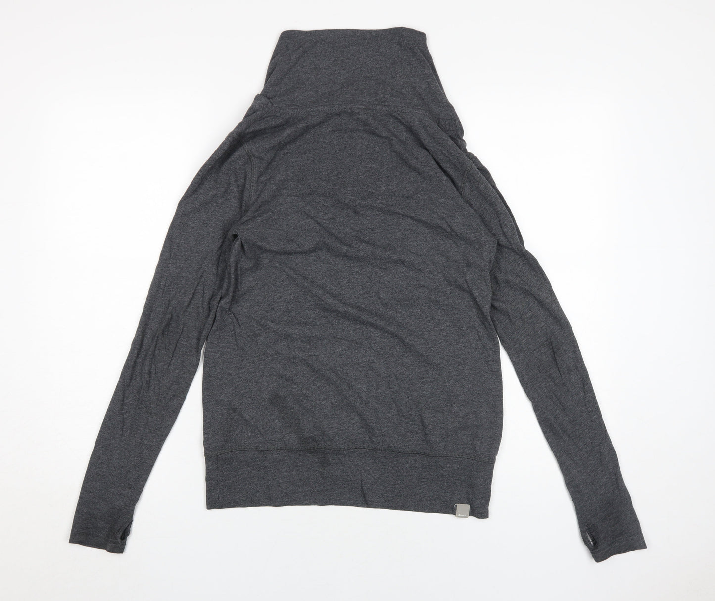 Bench Women's Black Parka Jacket with Hood - Size L