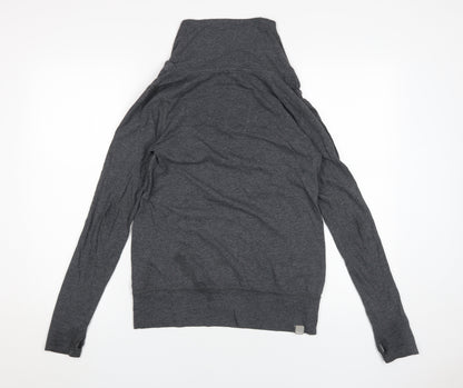 Bench Women's Black Parka Jacket with Hood - Size L