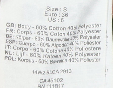 Bench Women's Black Parka Jacket with Hood - Size L