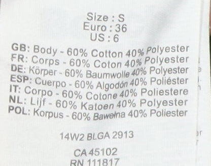 Bench Women's Black Parka Jacket with Hood - Size L